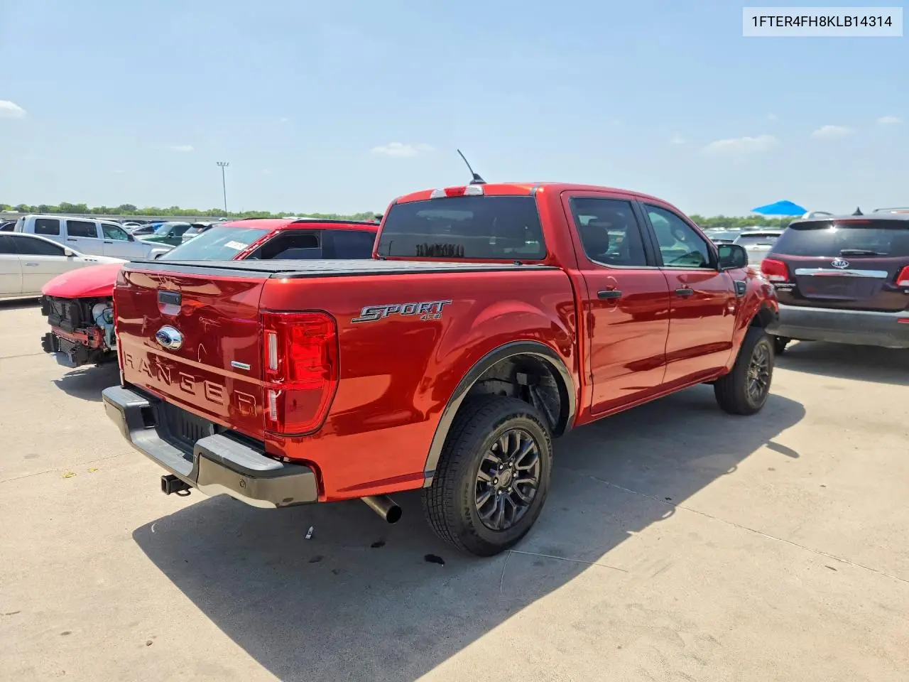 2019 Ford Ranger Xl VIN: 1FTER4FH8KLB14314 Lot: 61916836