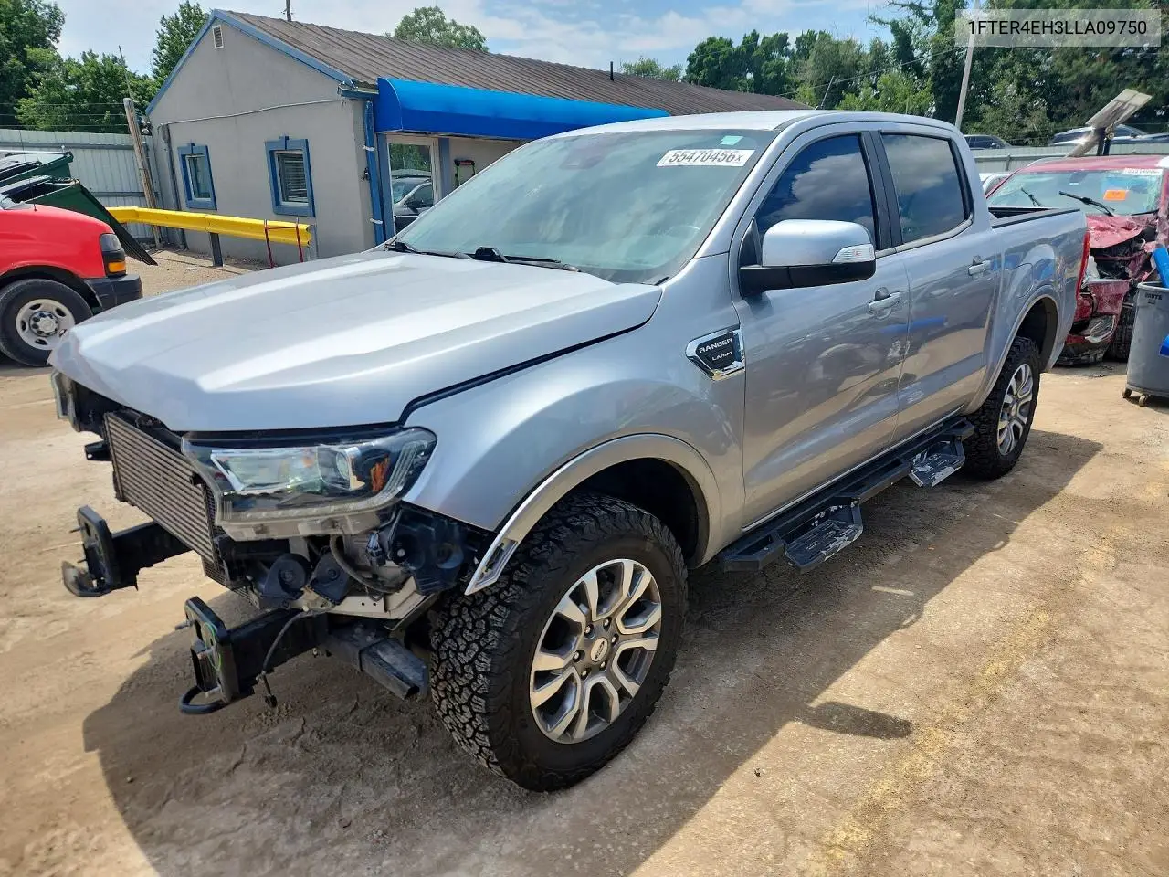2020 Ford Ranger Xl VIN: 1FTER4EH3LLA09750 Lot: 55470456