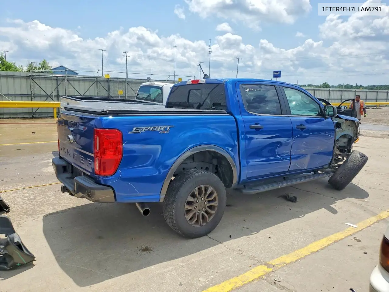 2020 Ford Ranger Xl VIN: 1FTER4FH7LLA66791 Lot: 56580526