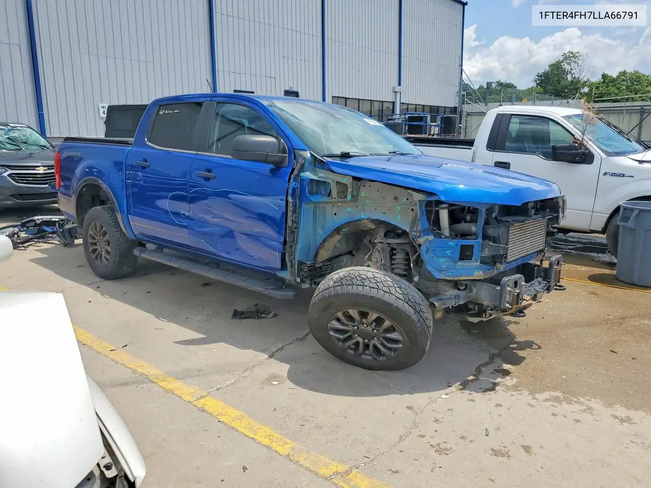 2020 Ford Ranger Xl VIN: 1FTER4FH7LLA66791 Lot: 56580526