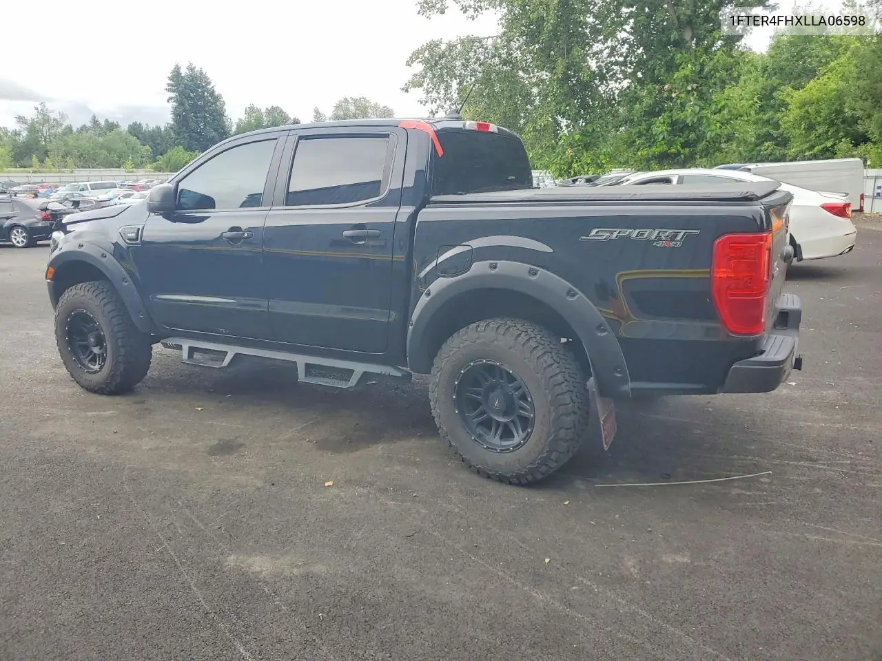 2020 Ford Ranger Xl VIN: 1FTER4FHXLLA06598 Lot: 59099446