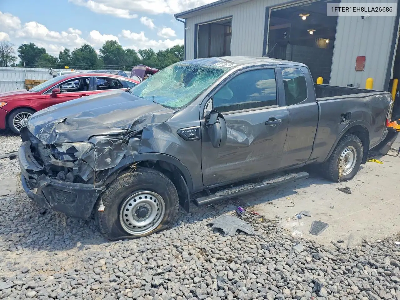 2020 Ford Ranger Xl VIN: 1FTER1EH8LLA26686 Lot: 59878636