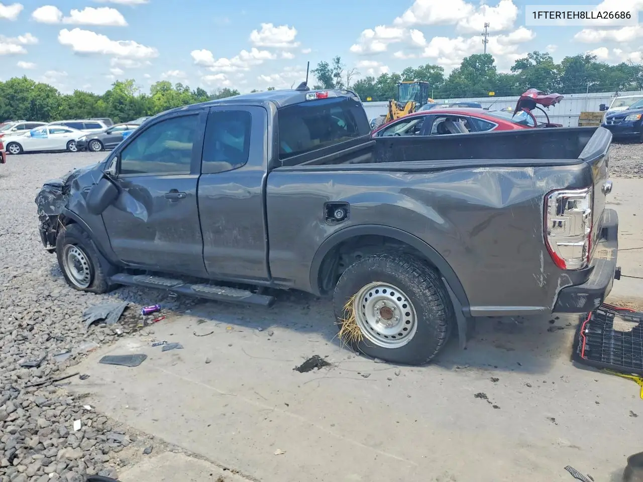 2020 Ford Ranger Xl VIN: 1FTER1EH8LLA26686 Lot: 59878636