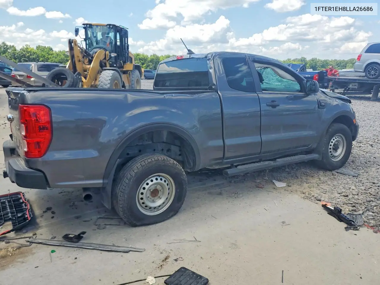 2020 Ford Ranger Xl VIN: 1FTER1EH8LLA26686 Lot: 59878636
