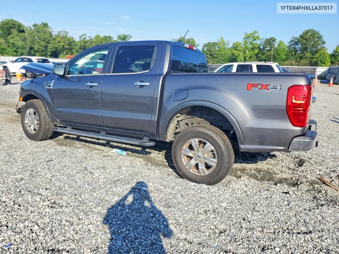 2020 Ford Ranger Xl VIN: 1FTER4FHXLLA37317 Lot: 60784346