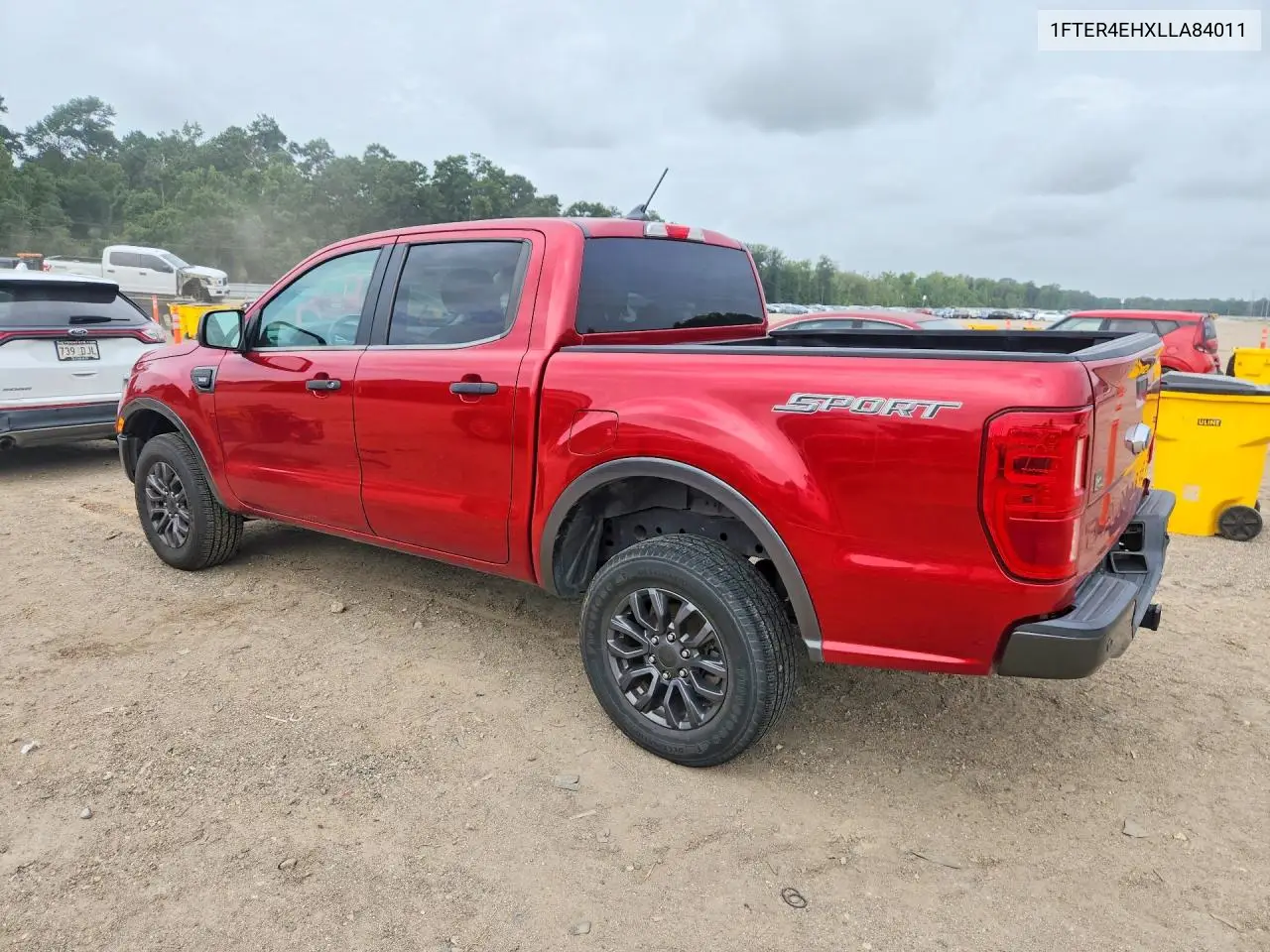 2020 Ford Ranger Xl VIN: 1FTER4EHXLLA84011 Lot: 61375846
