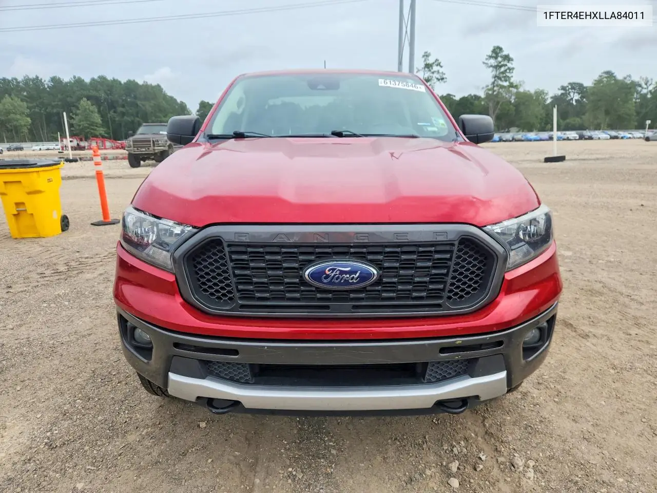 2020 Ford Ranger Xl VIN: 1FTER4EHXLLA84011 Lot: 61375846