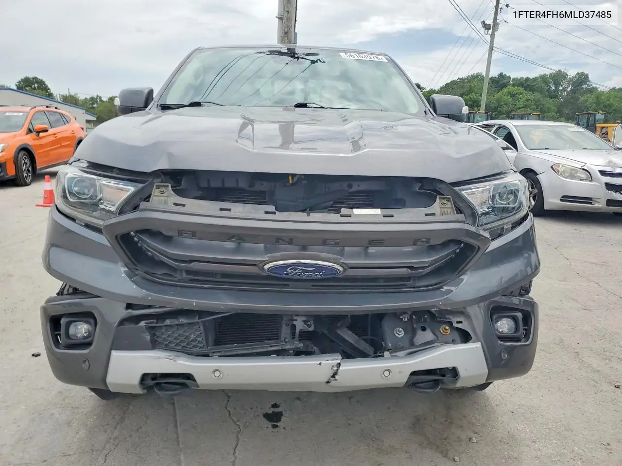 2021 Ford Ranger Xl VIN: 1FTER4FH6MLD37485 Lot: 56163976