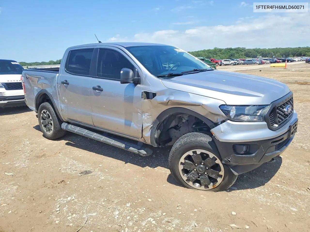2021 Ford Ranger Xl VIN: 1FTER4FH6MLD60071 Lot: 56857406