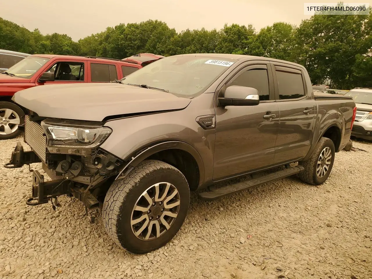 2021 Ford Ranger Xl VIN: 1FTER4FH4MLD06090 Lot: 59815196
