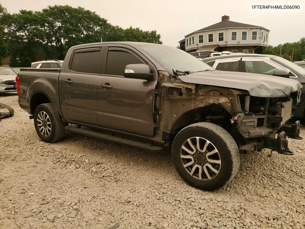 2021 Ford Ranger Xl VIN: 1FTER4FH4MLD06090 Lot: 59815196
