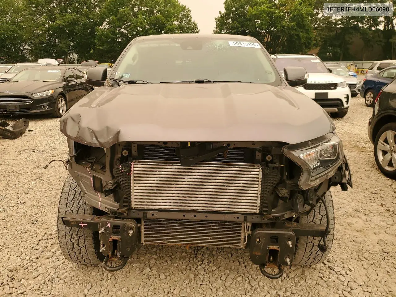 2021 Ford Ranger Xl VIN: 1FTER4FH4MLD06090 Lot: 59815196