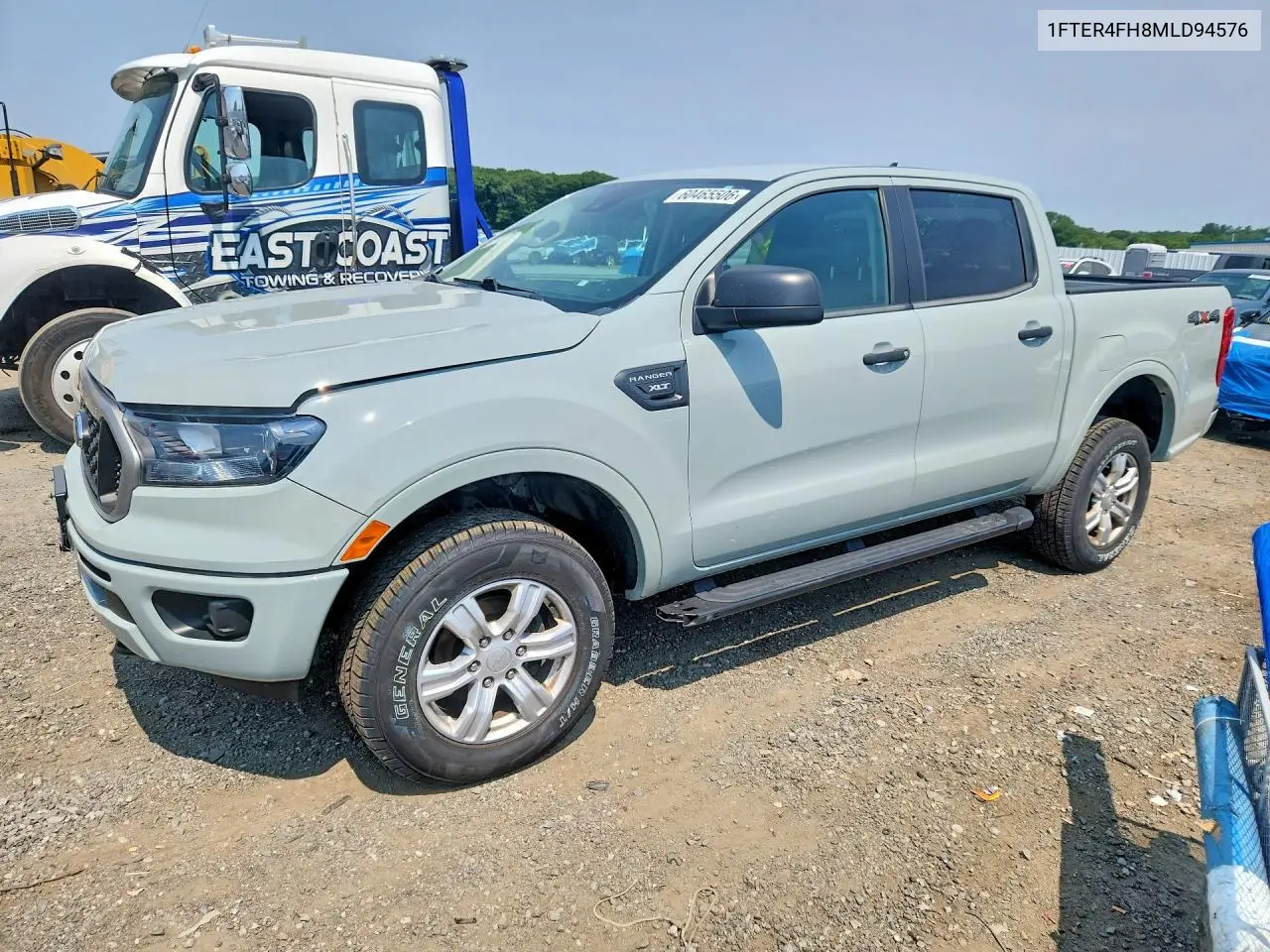 2021 Ford Ranger Xl VIN: 1FTER4FH8MLD94576 Lot: 60465506