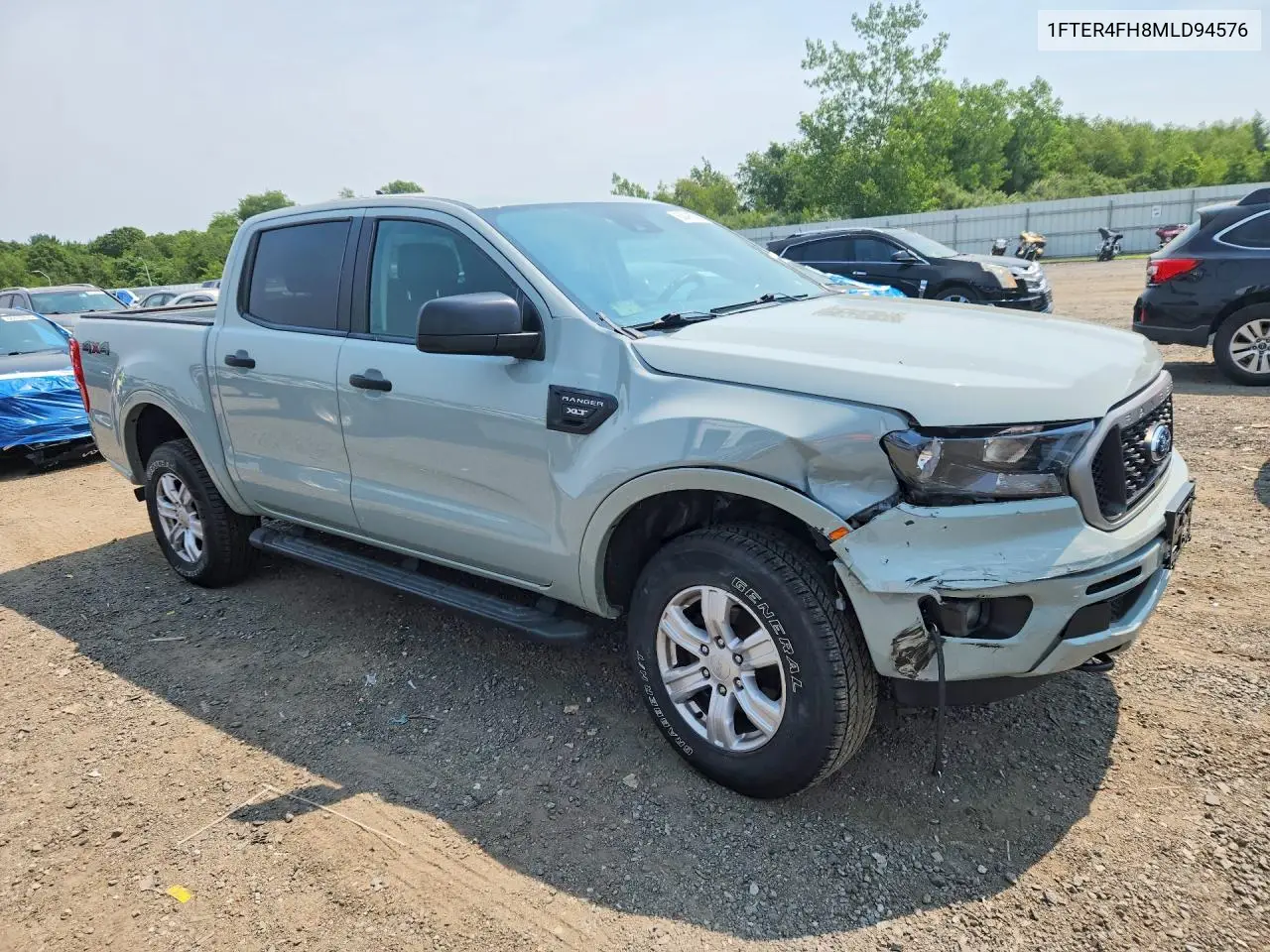 2021 Ford Ranger Xl VIN: 1FTER4FH8MLD94576 Lot: 60465506