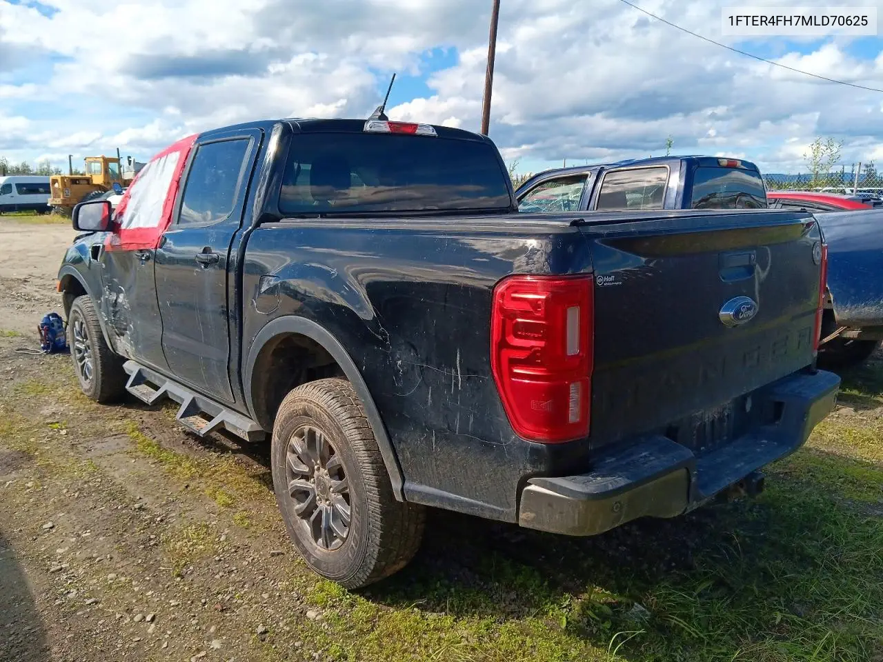 2021 Ford Ranger Xl VIN: 1FTER4FH7MLD70625 Lot: 60682286