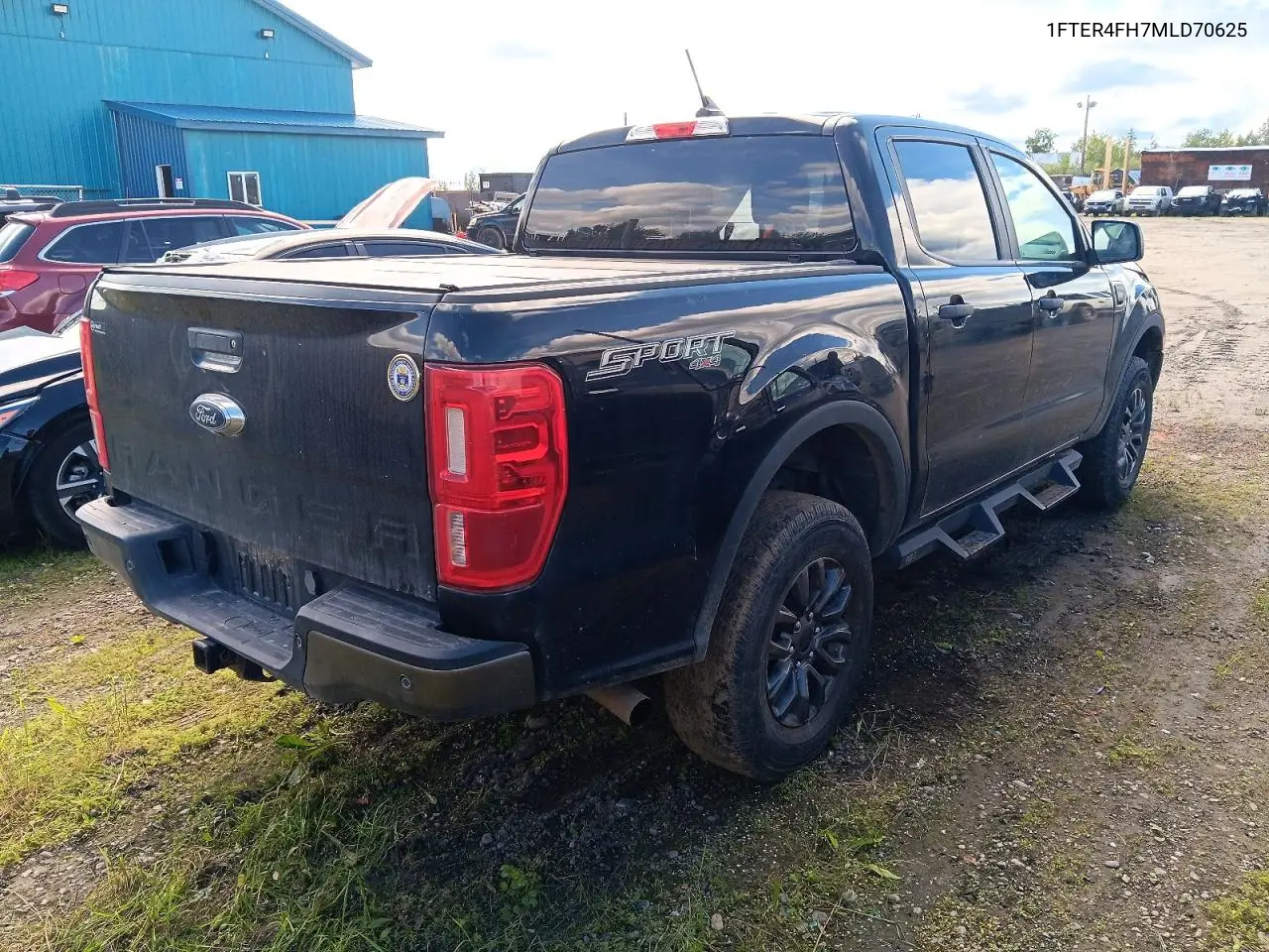 2021 Ford Ranger Xl VIN: 1FTER4FH7MLD70625 Lot: 60682286