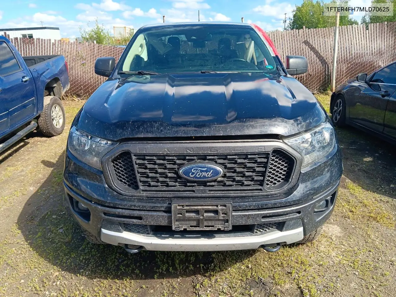 2021 Ford Ranger Xl VIN: 1FTER4FH7MLD70625 Lot: 60682286