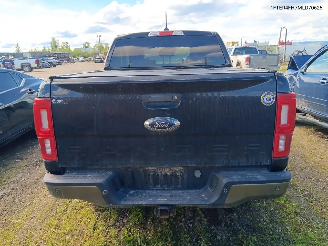 2021 Ford Ranger Xl VIN: 1FTER4FH7MLD70625 Lot: 60682286