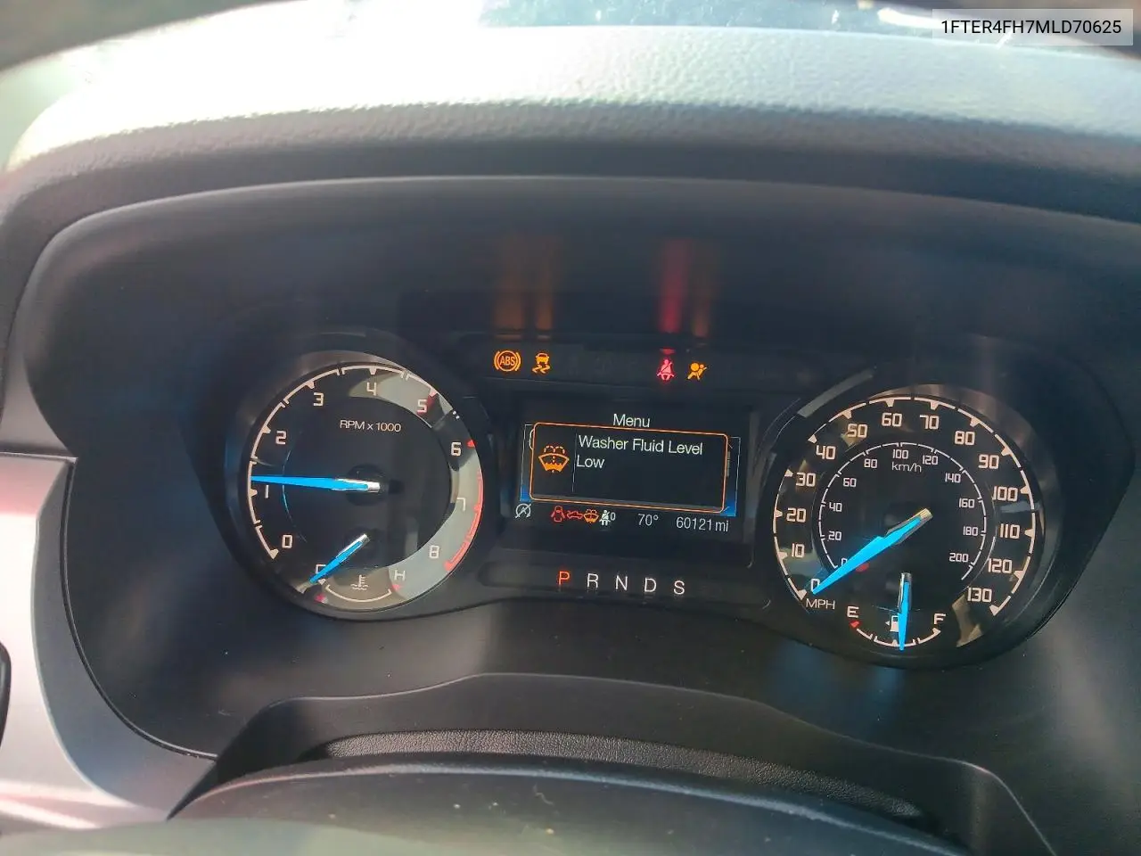 2021 Ford Ranger Xl VIN: 1FTER4FH7MLD70625 Lot: 60682286