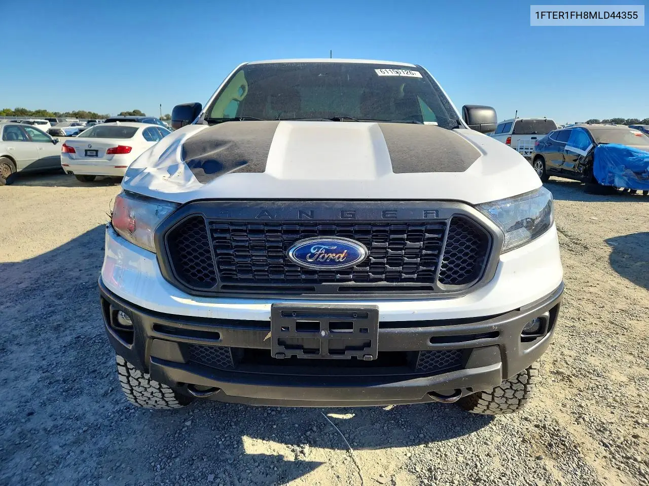 2021 Ford Ranger Xl VIN: 1FTER1FH8MLD44355 Lot: 61155126