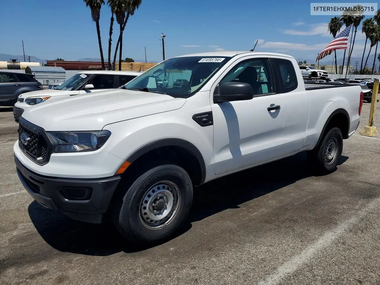 2021 Ford Ranger Xl VIN: 1FTER1EHXMLD55715 Lot: 61695766