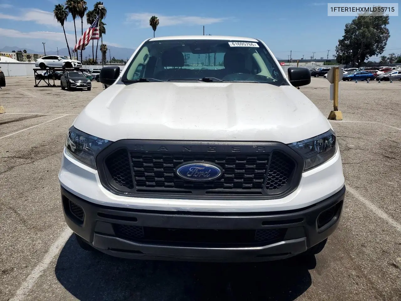 2021 Ford Ranger Xl VIN: 1FTER1EHXMLD55715 Lot: 61695766