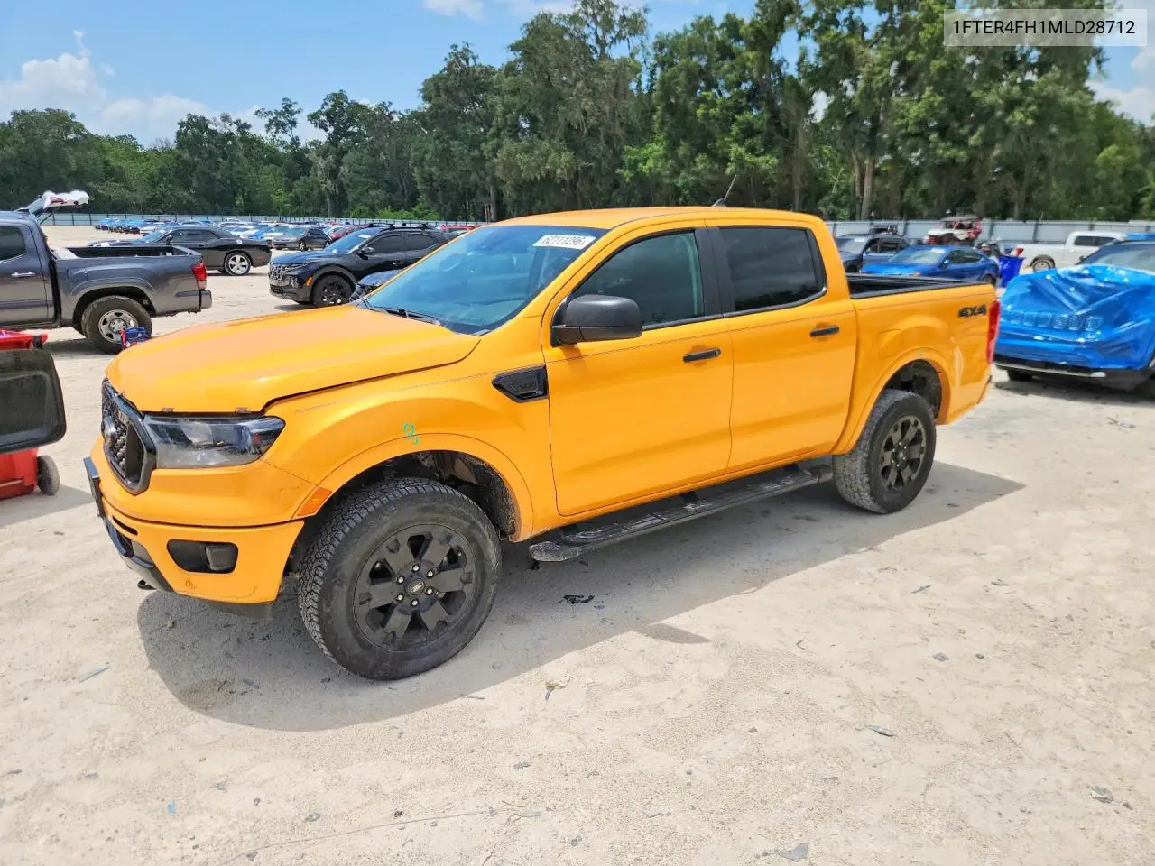 2021 Ford Ranger Xl VIN: 1FTER4FH1MLD28712 Lot: 62111296