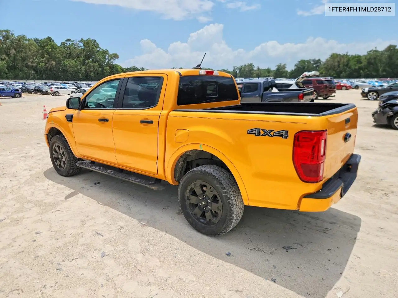 2021 Ford Ranger Xl VIN: 1FTER4FH1MLD28712 Lot: 62111296