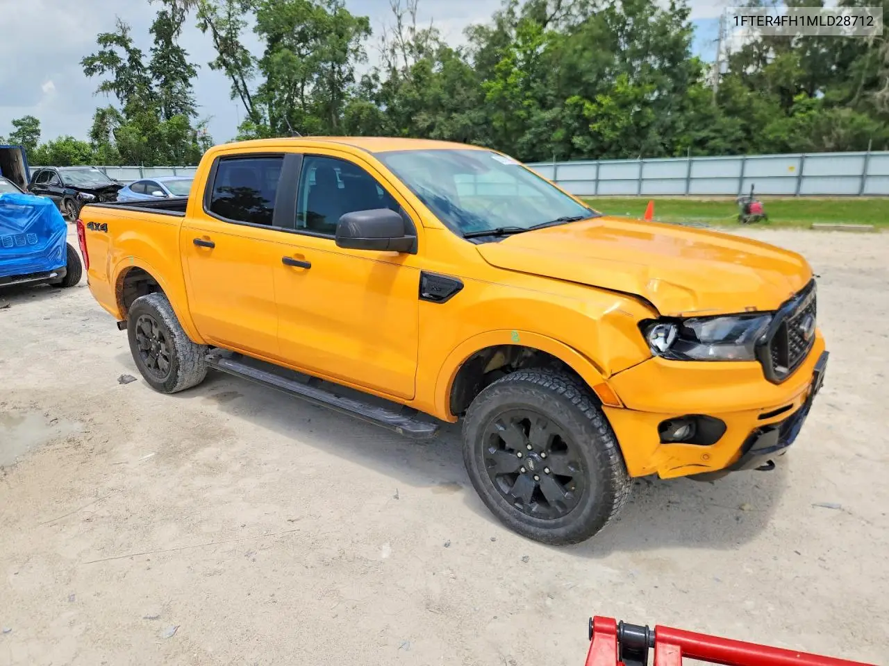 2021 Ford Ranger Xl VIN: 1FTER4FH1MLD28712 Lot: 62111296
