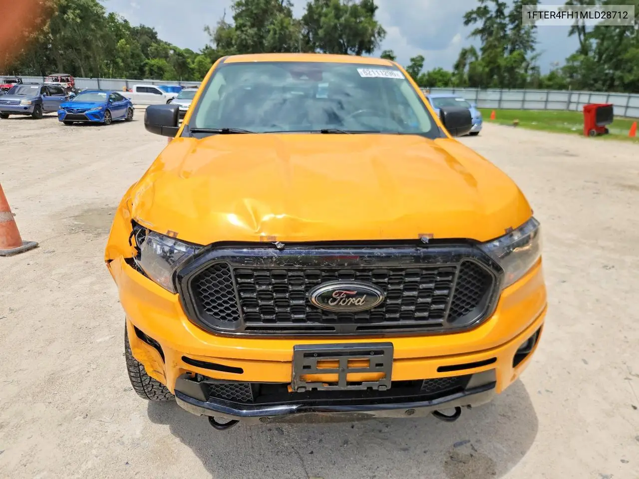 2021 Ford Ranger Xl VIN: 1FTER4FH1MLD28712 Lot: 62111296