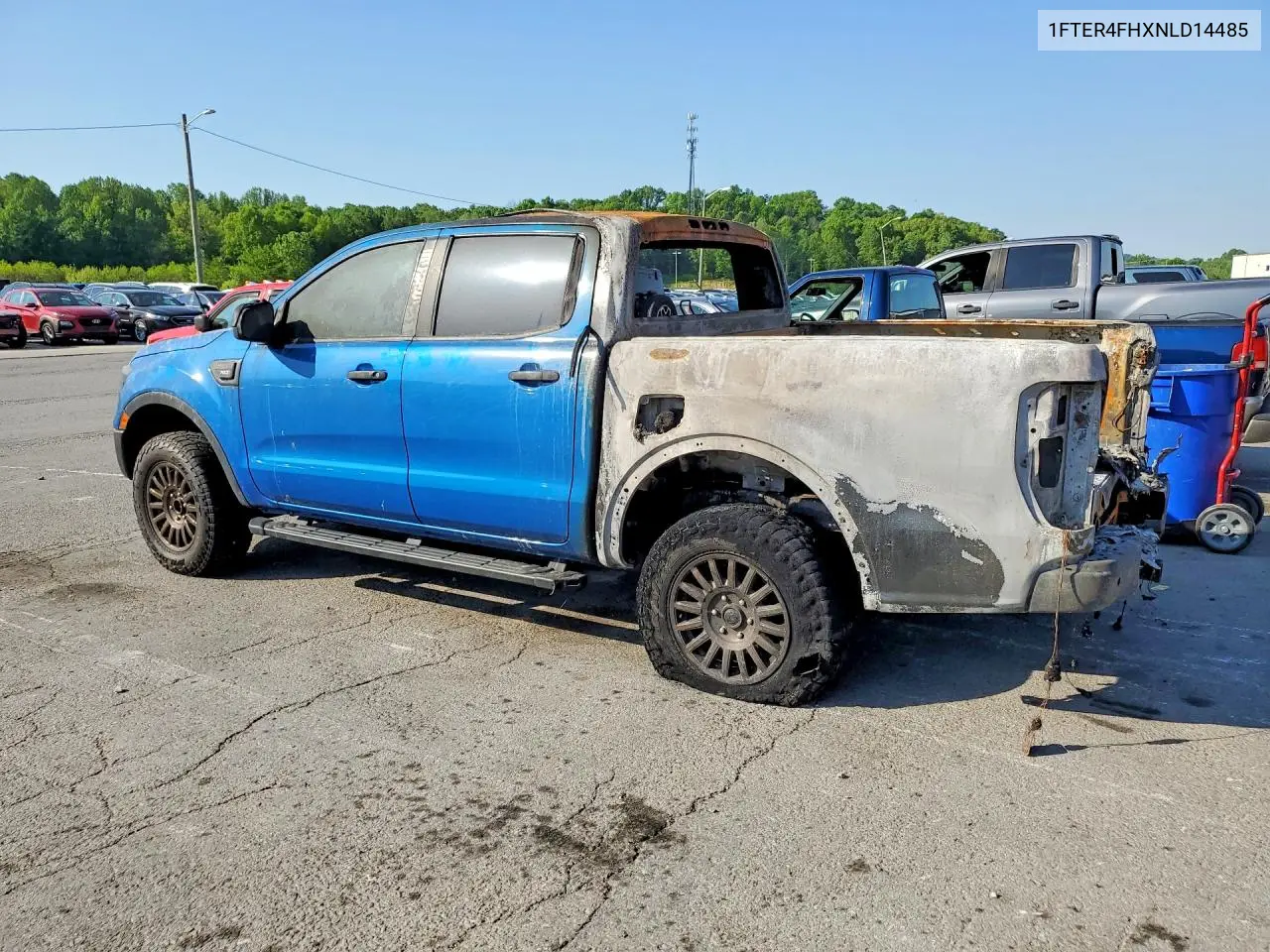 2022 Ford Ranger Xl VIN: 1FTER4FHXNLD14485 Lot: 50487046