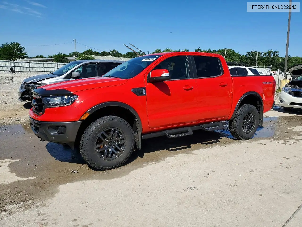 2022 Ford Ranger Xl VIN: 1FTER4FH6NLD22843 Lot: 58593006