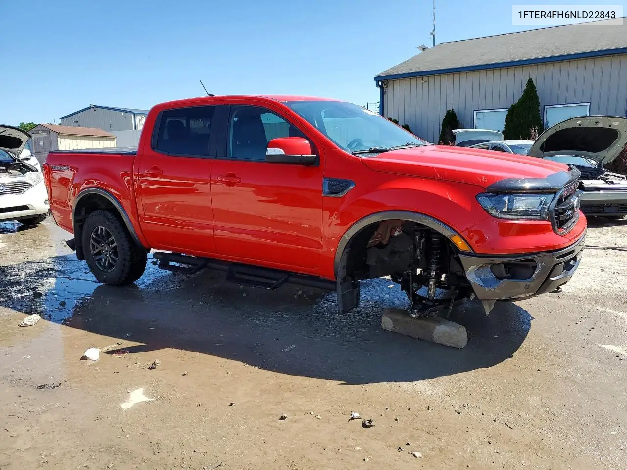 2022 Ford Ranger Xl VIN: 1FTER4FH6NLD22843 Lot: 58593006