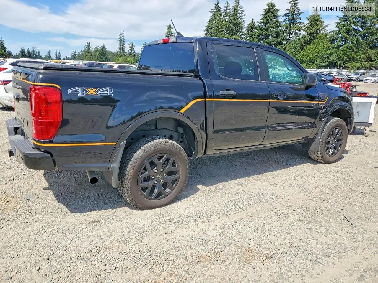 2022 Ford Ranger Xl VIN: 1FTER4FH5NLD05838 Lot: 59598356