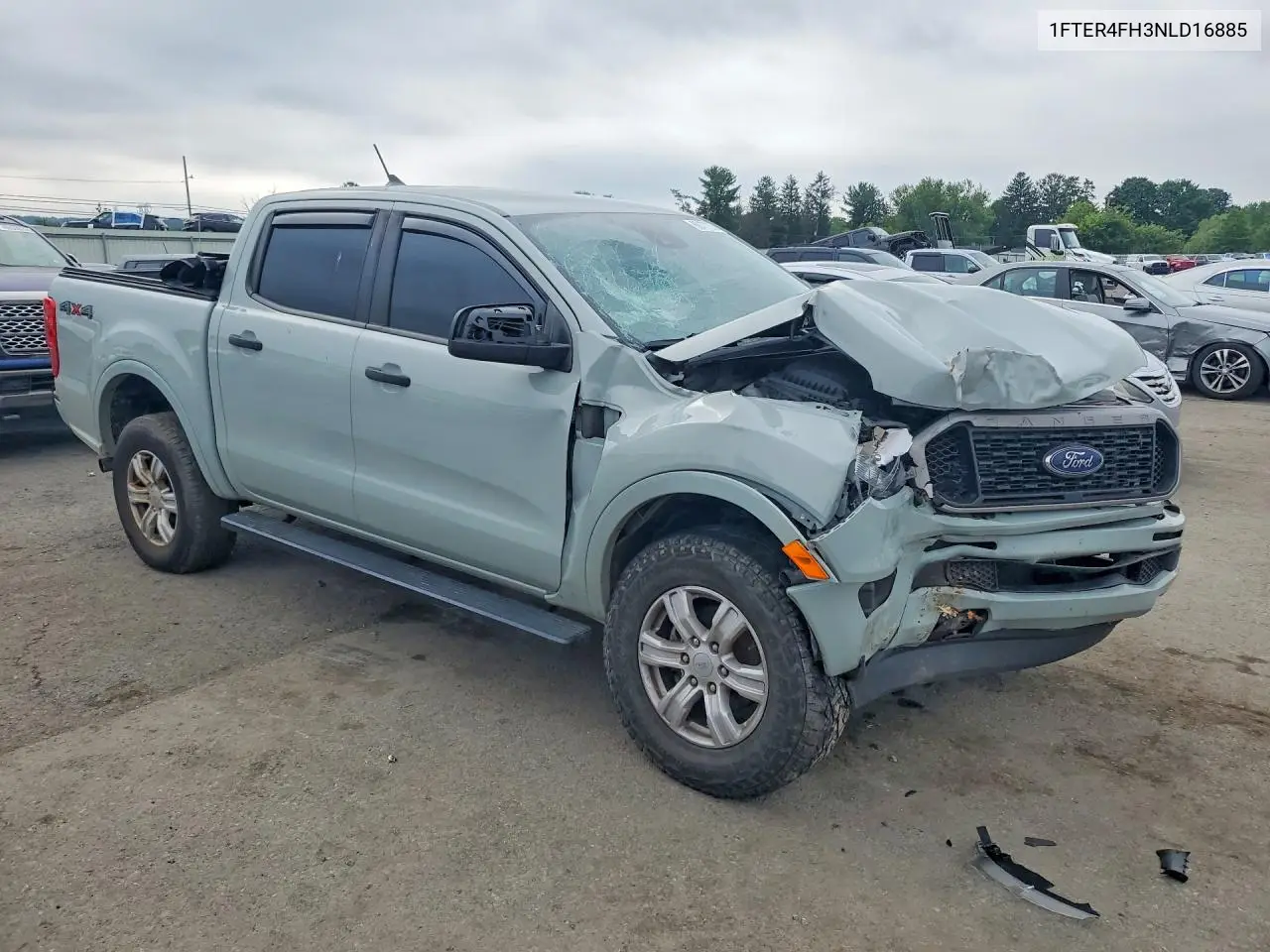 2022 Ford Ranger Xl VIN: 1FTER4FH3NLD16885 Lot: 60177256