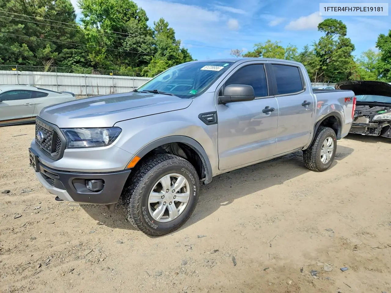 2023 Ford Ranger Xl VIN: 1FTER4FH7PLE19181 Lot: 61239956