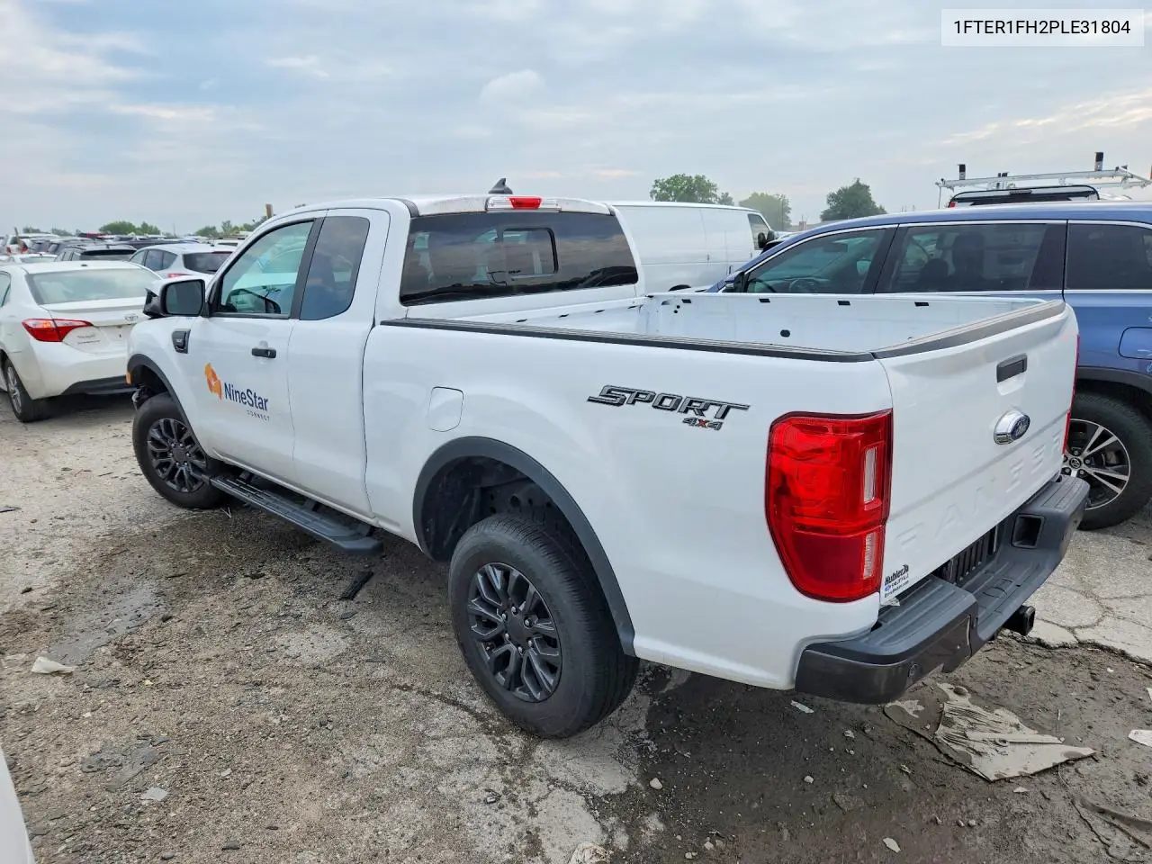 2023 Ford Ranger VIN: 1FTER1FH2PLE31804 Lot: 61707106