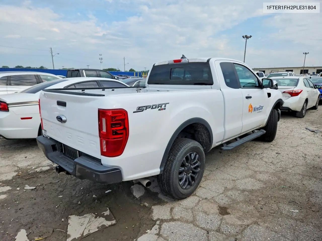 2023 Ford Ranger VIN: 1FTER1FH2PLE31804 Lot: 61707106