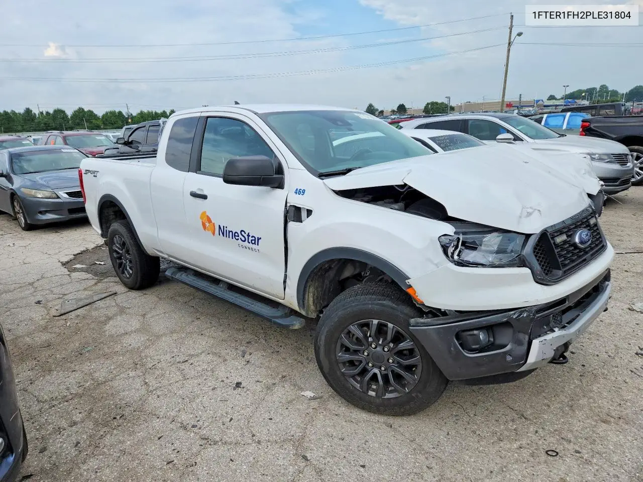 2023 Ford Ranger VIN: 1FTER1FH2PLE31804 Lot: 61707106