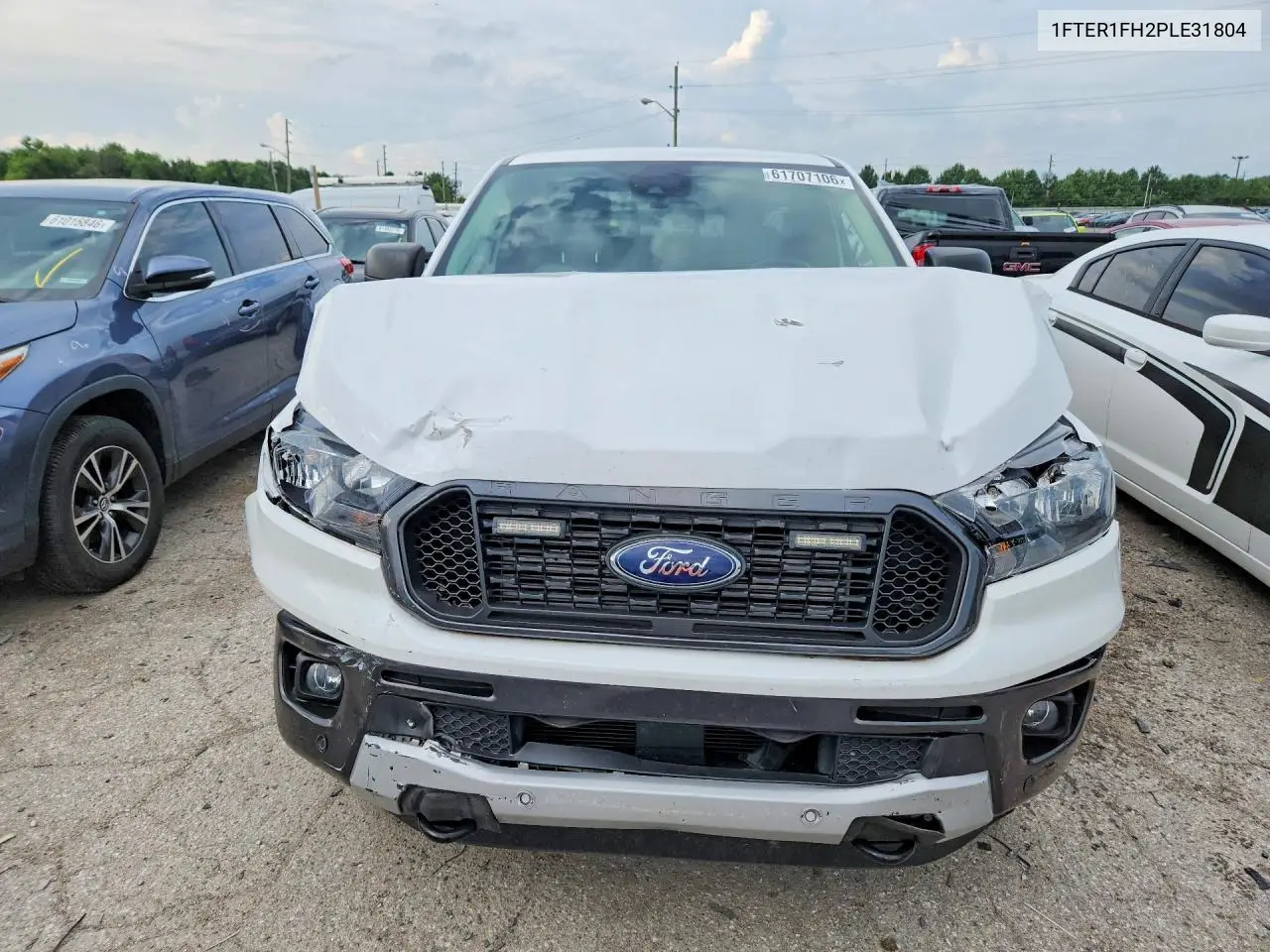 2023 Ford Ranger VIN: 1FTER1FH2PLE31804 Lot: 61707106