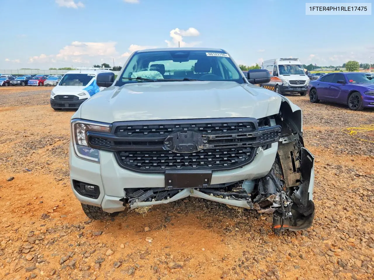 2024 Ford Ranger Xl VIN: 1FTER4PH1RLE17475 Lot: 60123786