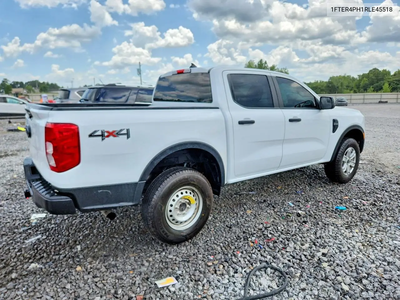 2024 Ford Ranger Xl VIN: 1FTER4PH1RLE45518 Lot: 61333556