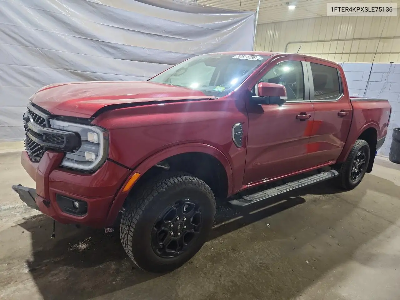 2025 Ford Ranger Lariat VIN: 1FTER4KPXSLE75136 Lot: 56571256