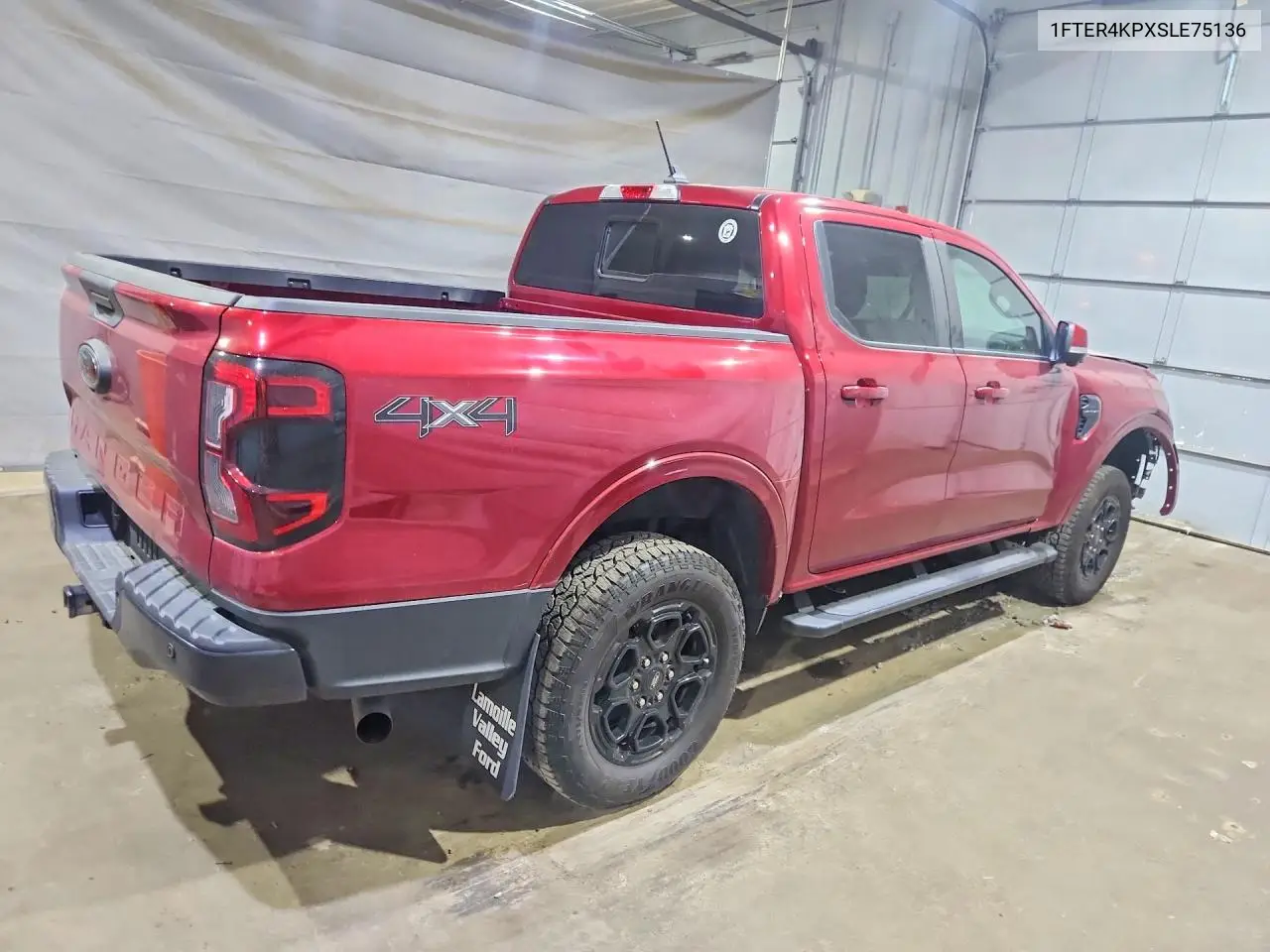 2025 Ford Ranger Lariat VIN: 1FTER4KPXSLE75136 Lot: 56571256