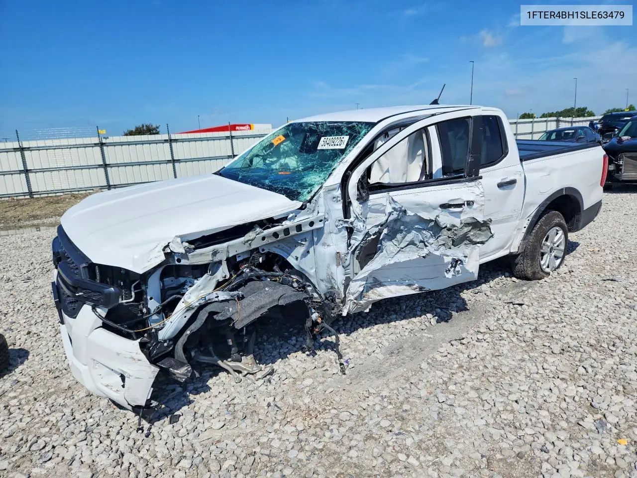 2025 Ford Ranger Xl VIN: 1FTER4BH1SLE63479 Lot: 58409226