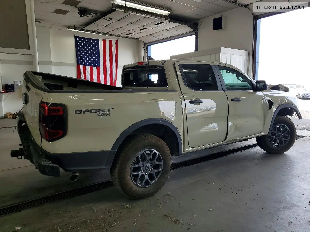 2025 Ford Ranger Xlt VIN: 1FTER4HH8SLE17364 Lot: 59541326