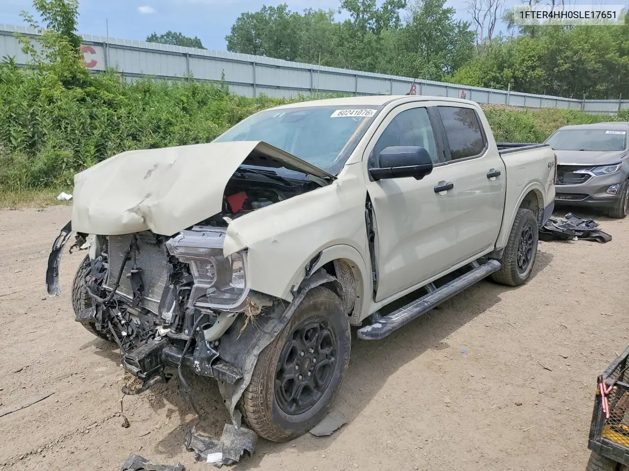 2025 Ford Ranger Xlt VIN: 1FTER4HH0SLE17651 Lot: 60241076