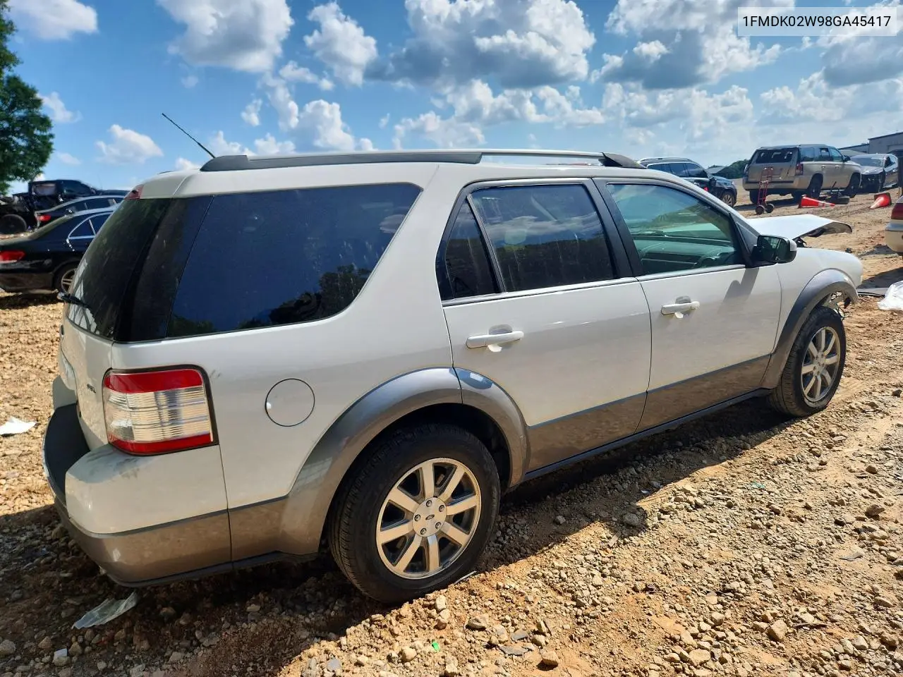 2008 Ford Taurus X Sel VIN: 1FMDK02W98GA45417 Lot: 59796126