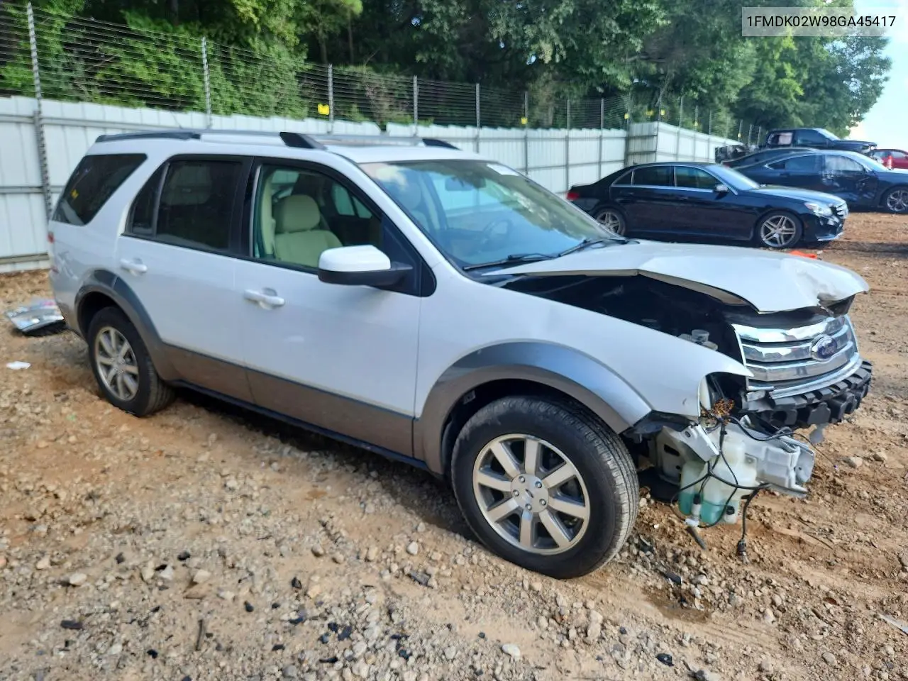 2008 Ford Taurus X Sel VIN: 1FMDK02W98GA45417 Lot: 59796126