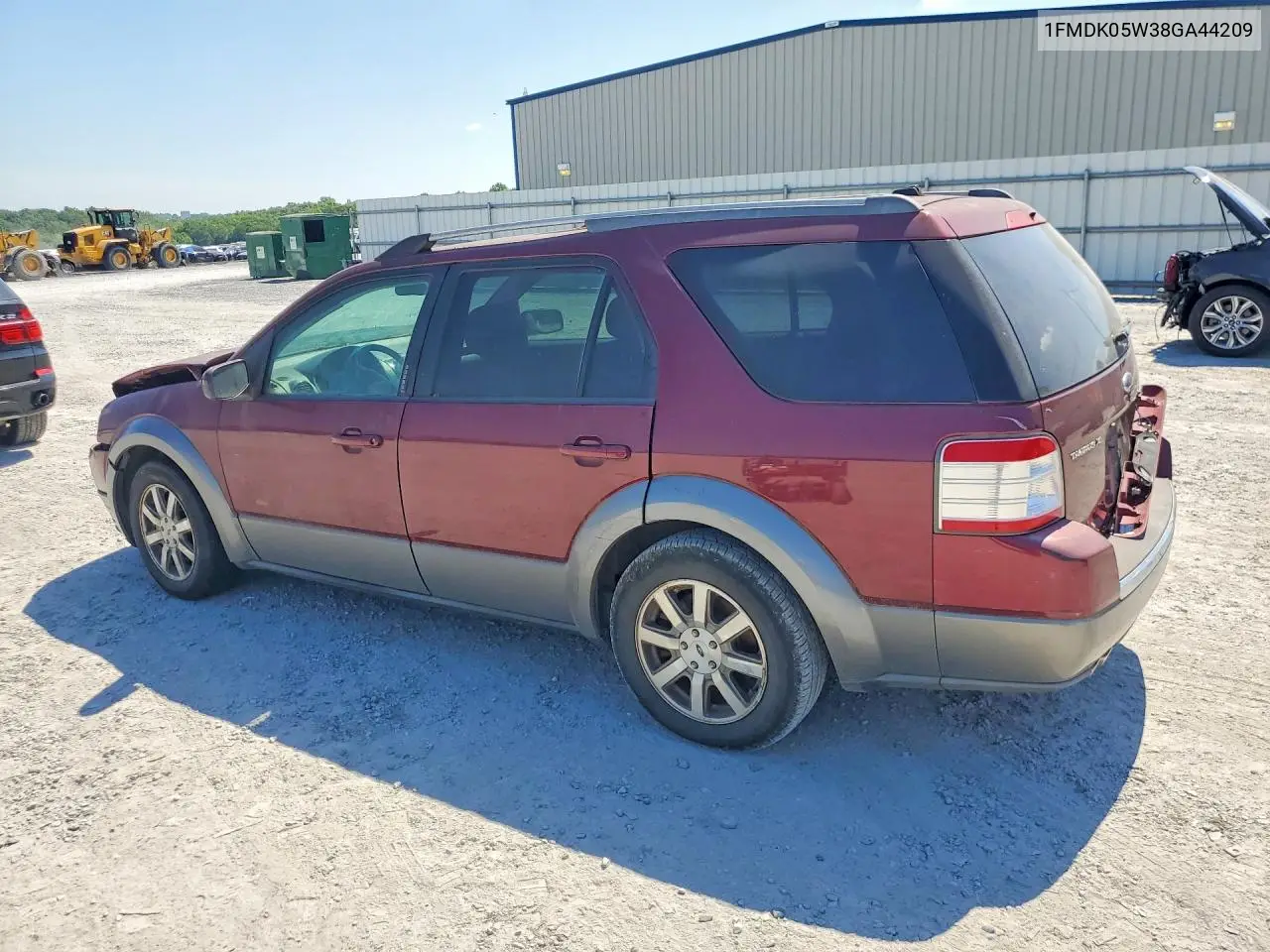 2008 Ford Taurus X Sel VIN: 1FMDK05W38GA44209 Lot: 61064636